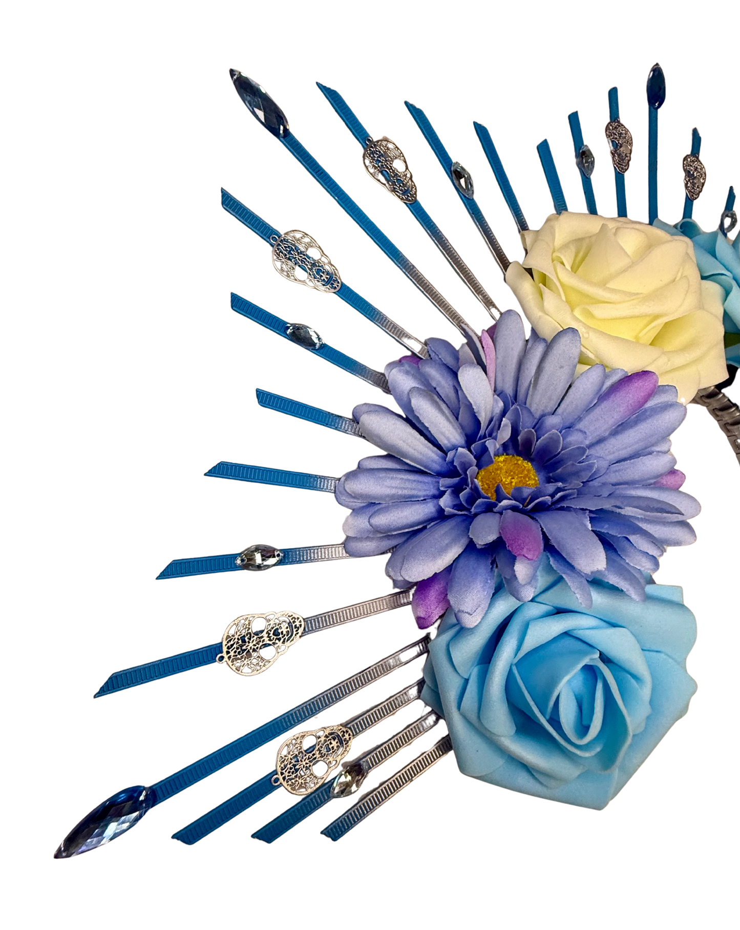 Sugar Skull Flower Crown